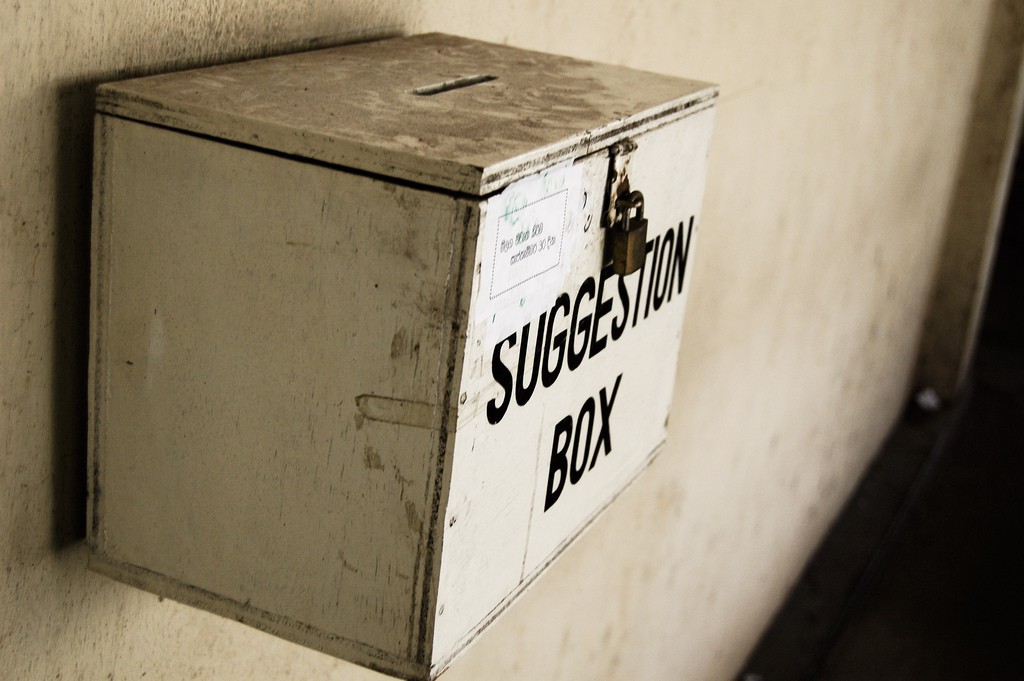 Employee suggestion box
