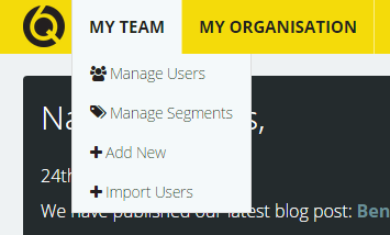 User segments