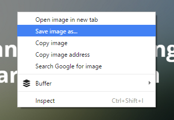 How to save image