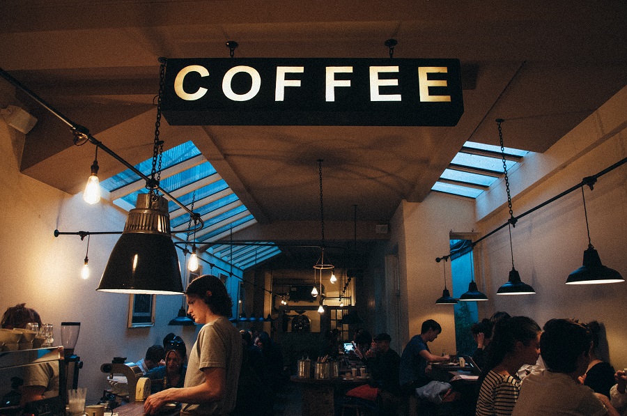 Employee engagement strategies include coffee shop meetings