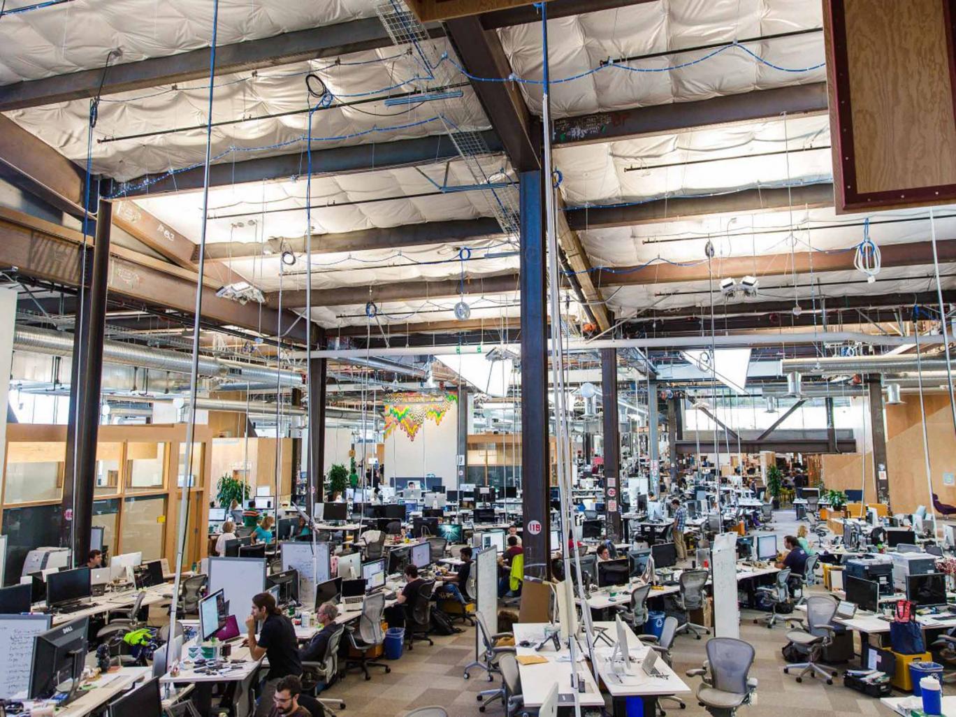 Image: Facebook's new headquarters where open-plan is king and 'frictionless working' is the aim Independent.co.uk