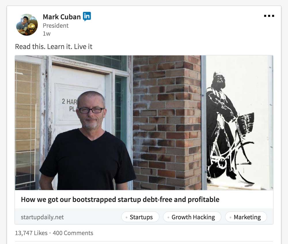 Mark Cuban share